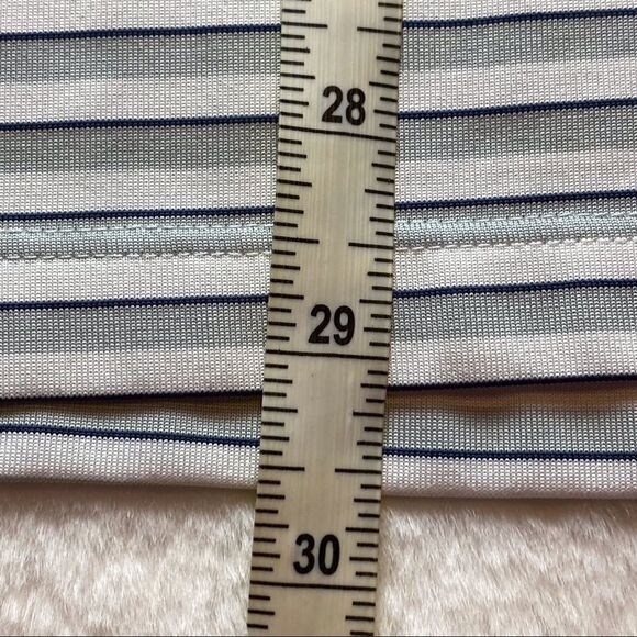 Adidas Striped Polo Size Medium - Picture 9 of 10